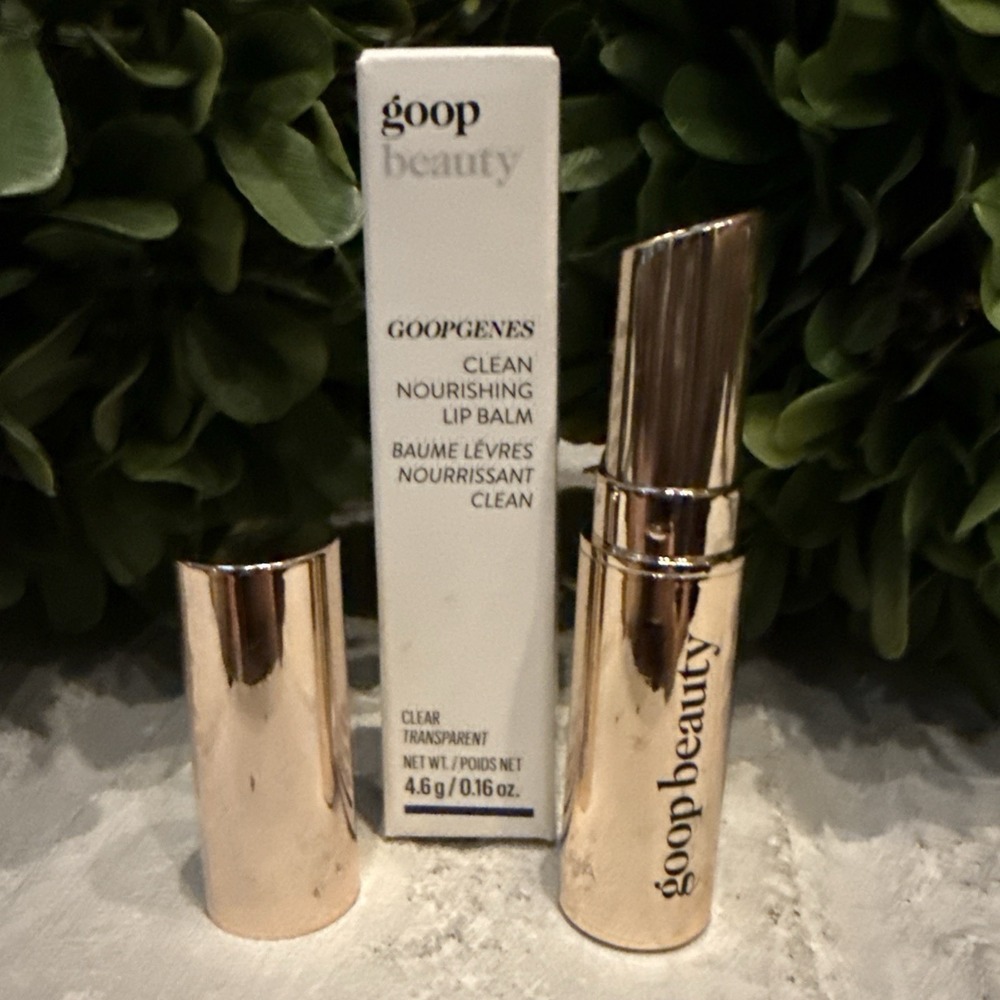 Goop Beauty Goopgenes Clean Nourishing Lip Balm Clear 4.6 g .16 oz Full Size NIB
